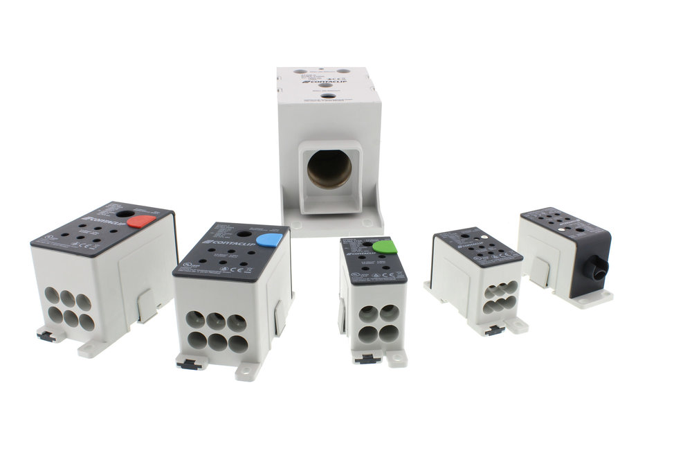 Compact distributor for wires up to 500 mm² and 1100 A